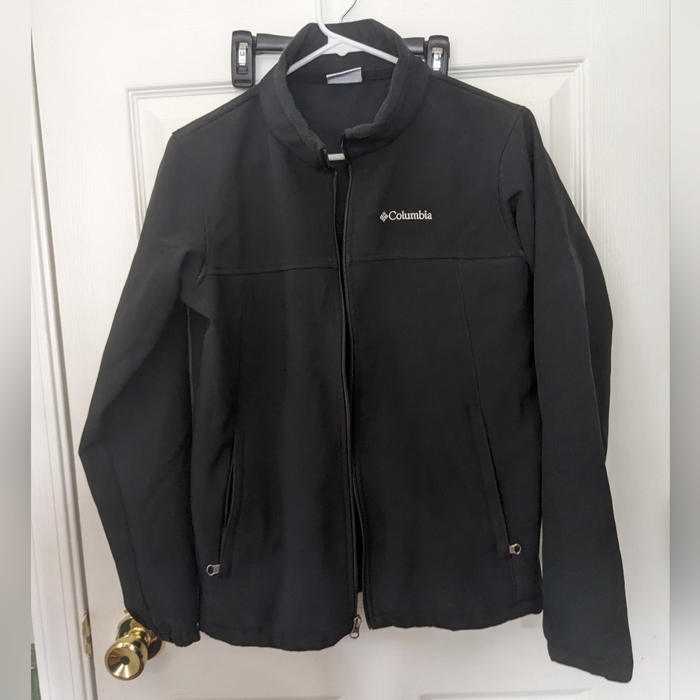 Columbia Black Outerwear Full Zipper Pockets Jacket XL